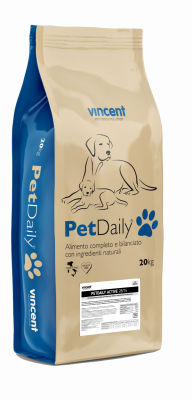 PetDaily Dog Active 28/14 Полнорационный корм для взрослых собак с повышенной активностью 20 кг