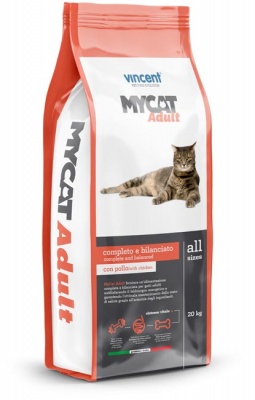 MyCat Adult Полнорационный корм для взрослых кошек 20 кг